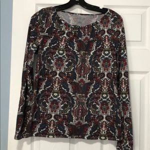 Talbots Paisley shirt Small